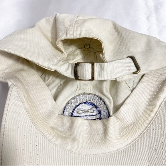 IMPERIAL “Wife Saver Golf” vented cotton hat cap slide adjustment Ivory - Picture 4 of 6